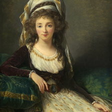 Оригинал схемы вышивки «Мадам де Агессё де Френ» (№124231)