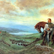 Схема вышивки «воин»