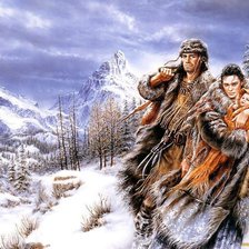 Схема вышивки «холода»