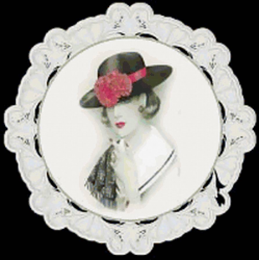 Девушка в шляпке - девушка, живопись, шляпка - предпросмотр