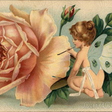 Оригинал схемы вышивки «роза» (№124404)