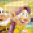 Предпросмотр схемы вышивки «Белоснежка и семь гномов» (№124838)