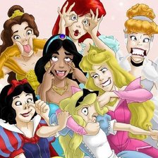 Схема вышивки «принцессы»