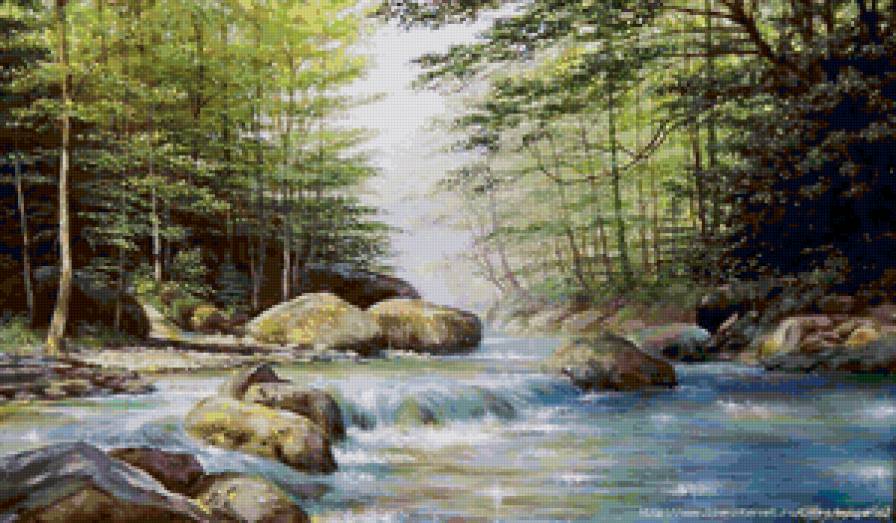 Пейзаж, водопад - водопад, пейзаж - предпросмотр