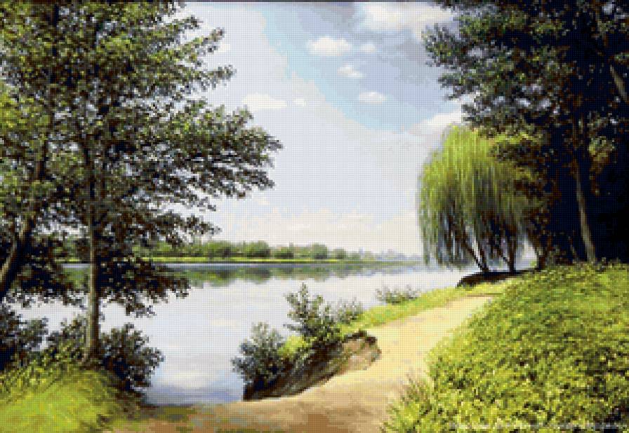 Пейзаж, река - пейзаж, река - предпросмотр