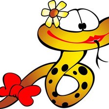 Схема вышивки «змейка 2»