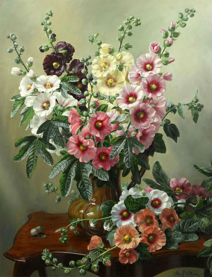 Букет - картина, цветы - оригинал