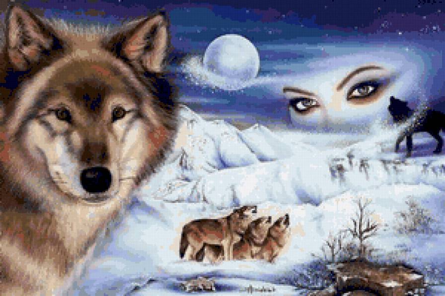 №126440 - пейзаж, животные - предпросмотр