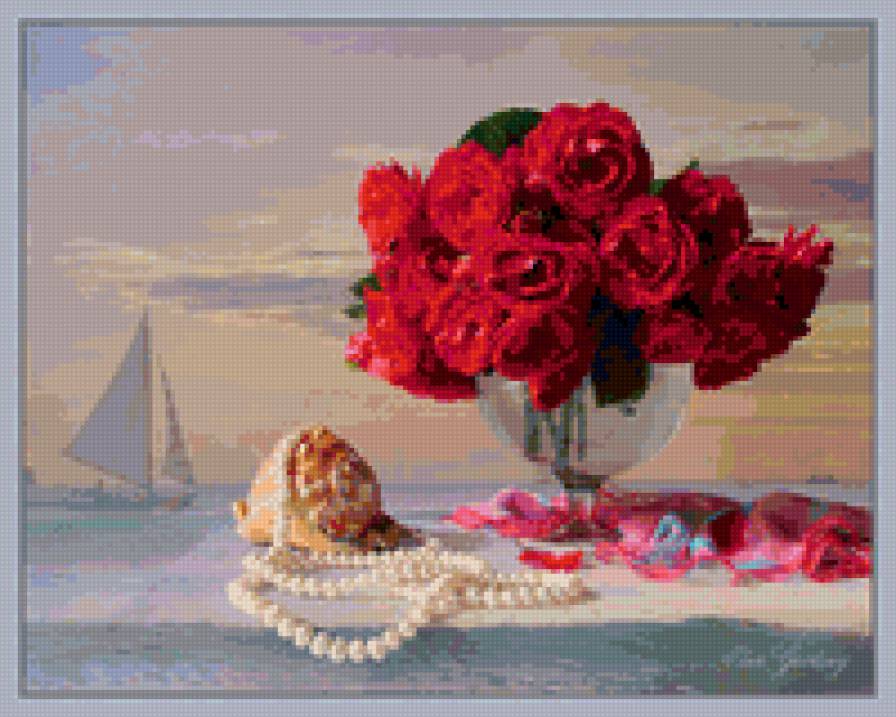 Букет - мечта, букет, цветы, картина - предпросмотр