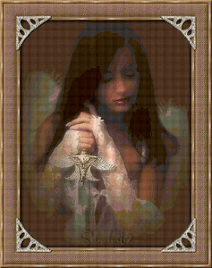 Портрет девушки - девушка, портрет - предпросмотр