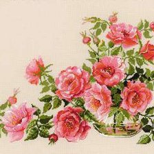 Оригинал схемы вышивки «Розы» (№127085)
