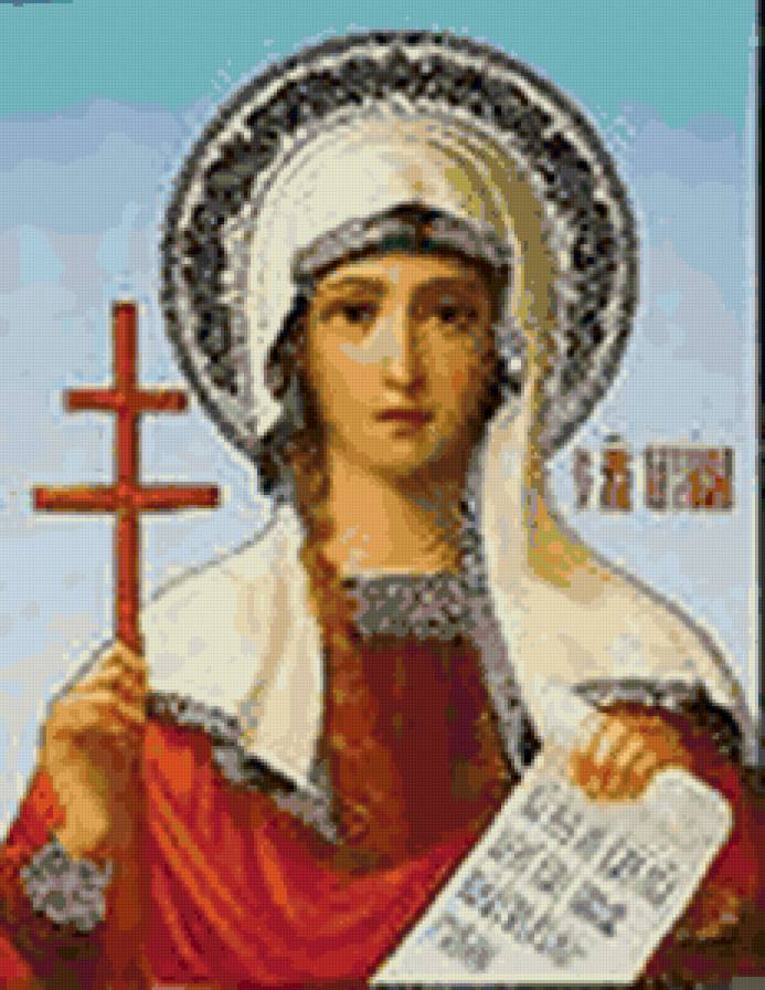 Святая Татьяна - икона - предпросмотр