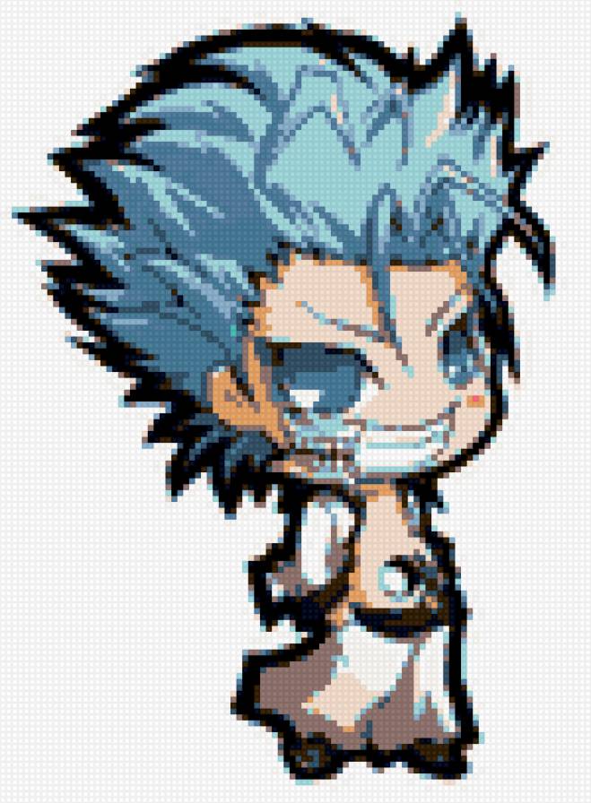 гриммджоу - аниме, чиби, блич - предпросмотр