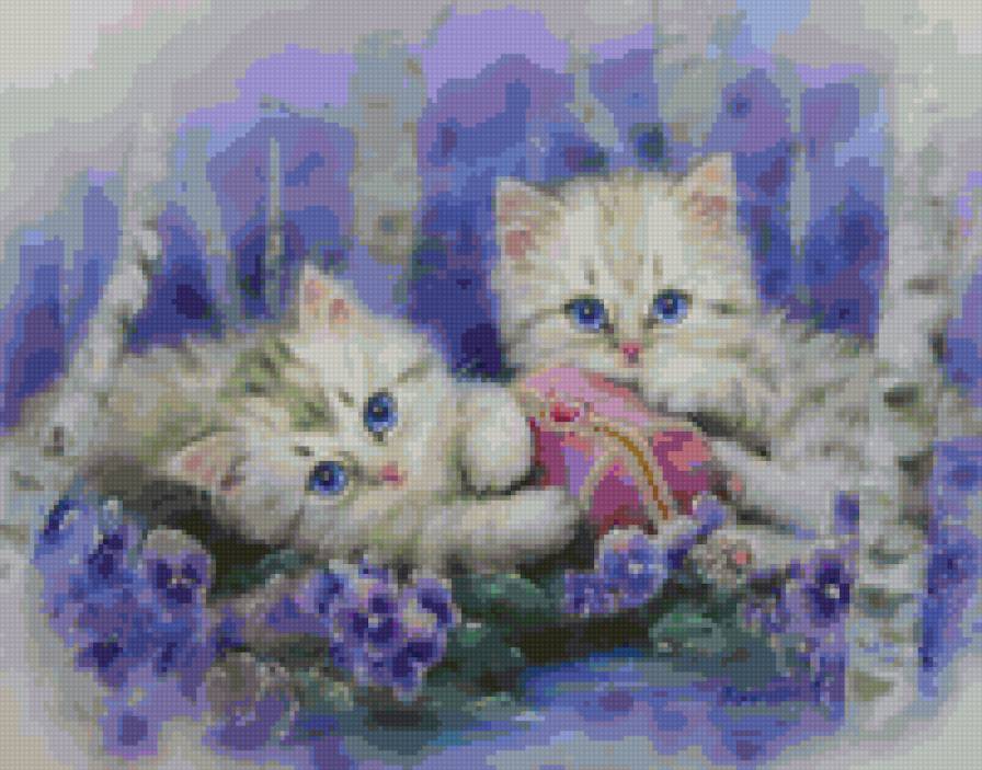 Две подружки - кошка - предпросмотр