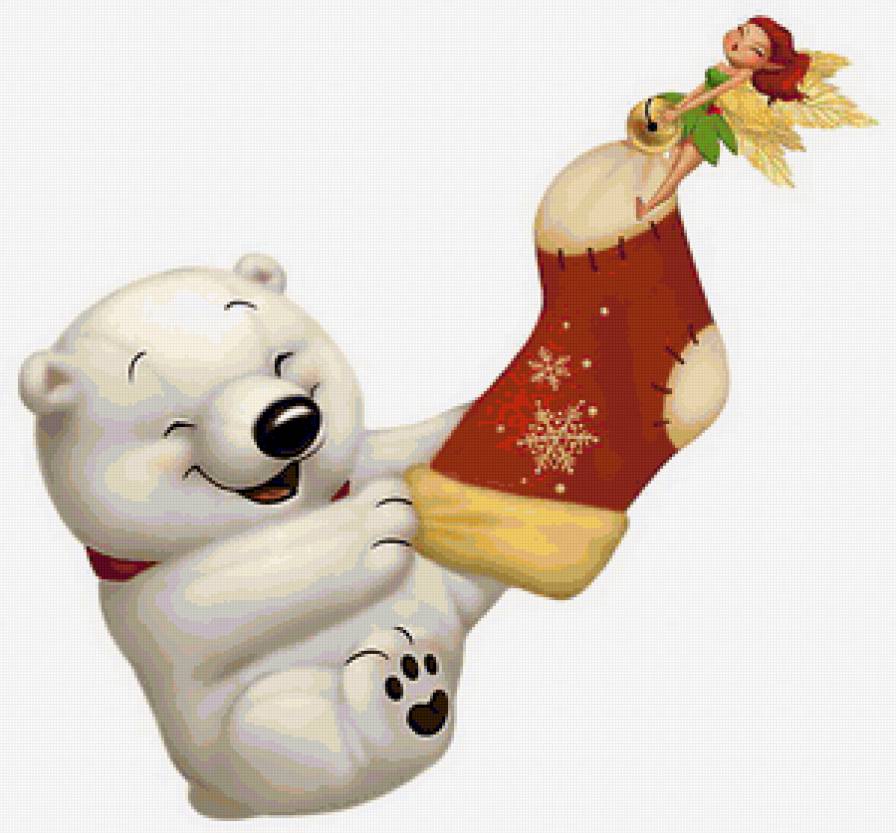 Фея и мишутка - фея, детская картинка, мишка - предпросмотр