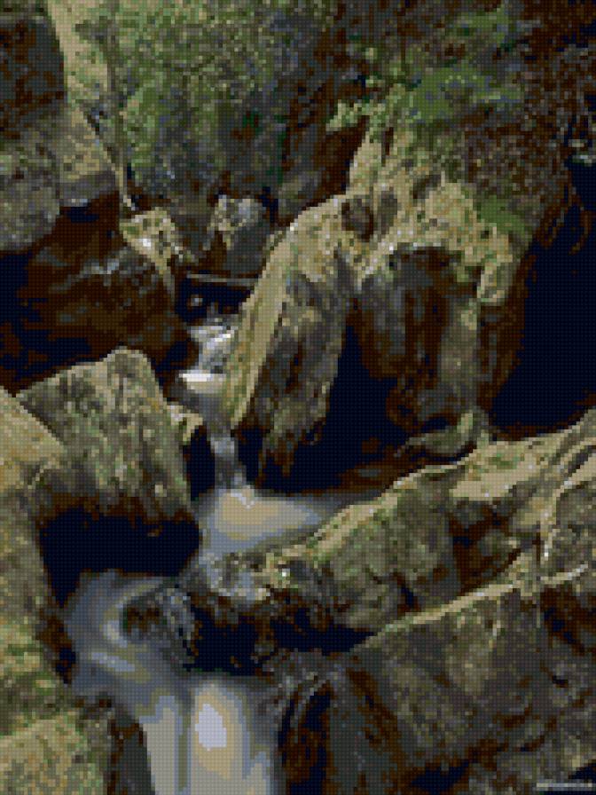 водопад - вода - предпросмотр