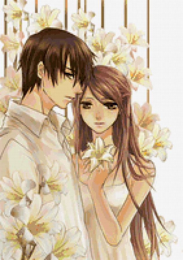 Порочка1 - девушка, цветы, парень - предпросмотр