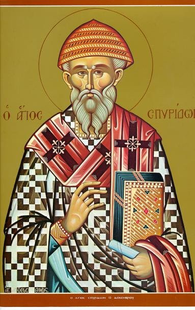 Св. Спиридон - святые, икона - оригинал