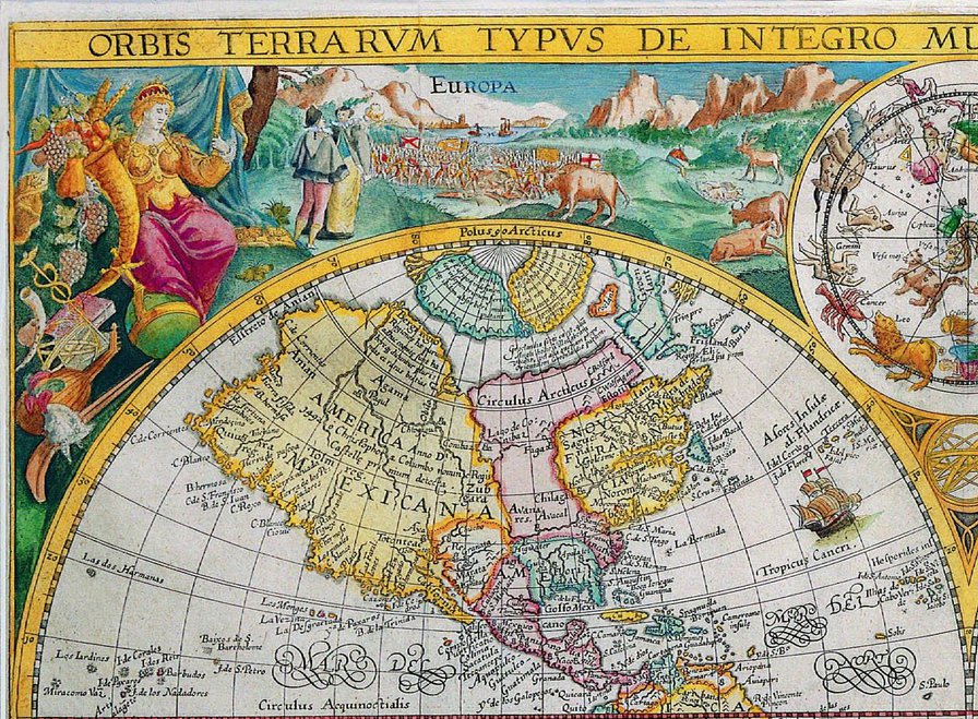 красивая карта мира - 1 верх - для библиотеки, картина, карта - оригинал