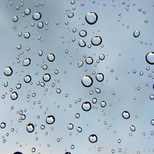 Схема вышивки «Капли на стекле»