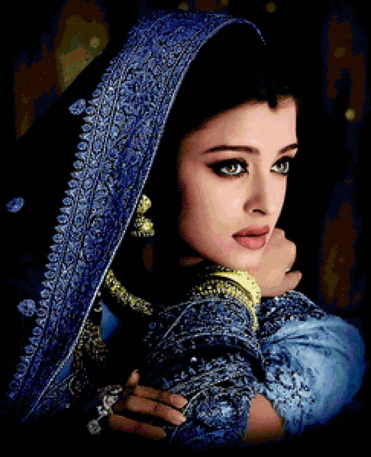 Индийская загадка - девушка, индийское кино, индия, портрет, актриса, красавица - предпросмотр