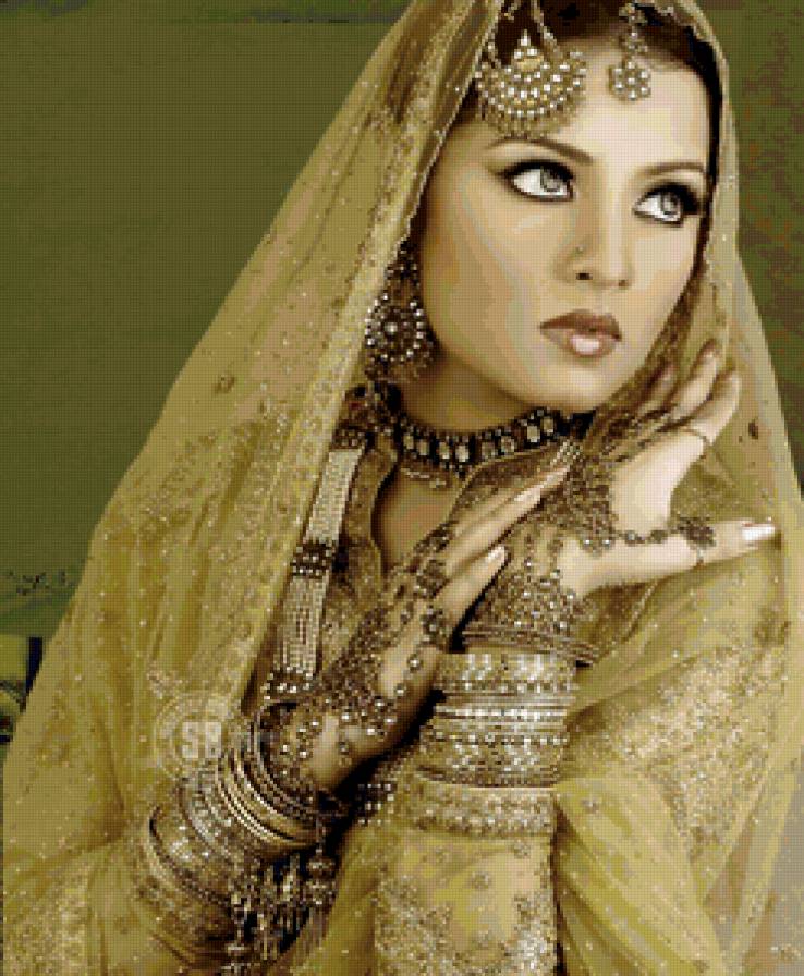 Восточная красавица - 2 - девушка, портрет, индия, красавица, актриса, индийское кино - предпросмотр