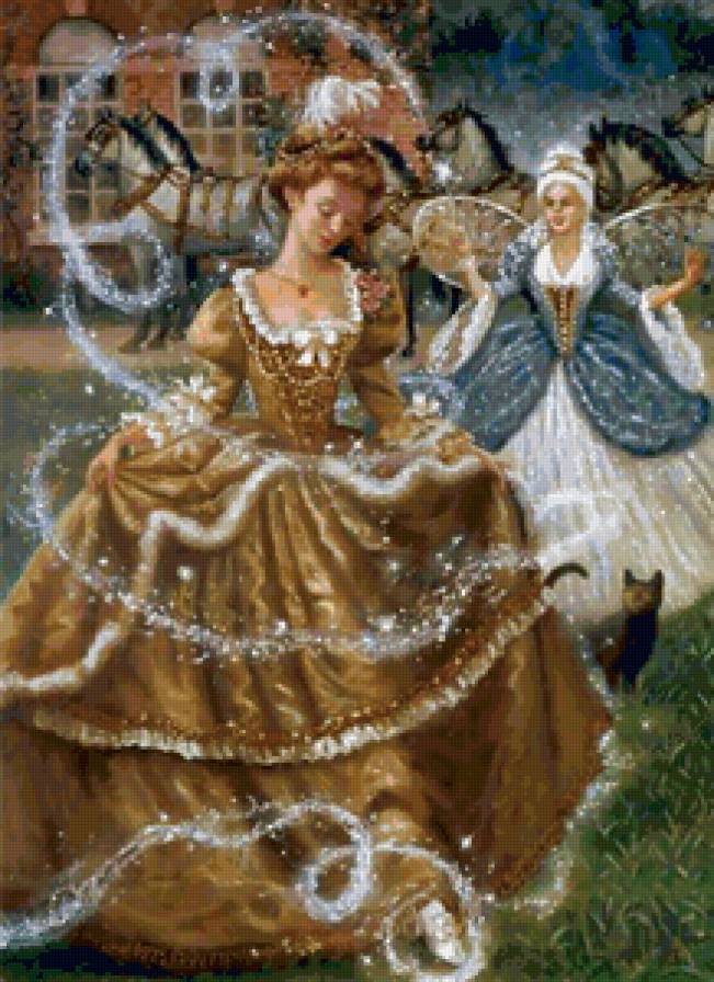 Cinderella Dress - Золушка - сказка, фея, принцесса, фентази - предпросмотр