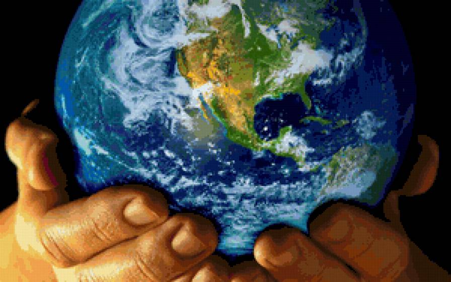 Планета - руки, земля, планета - предпросмотр