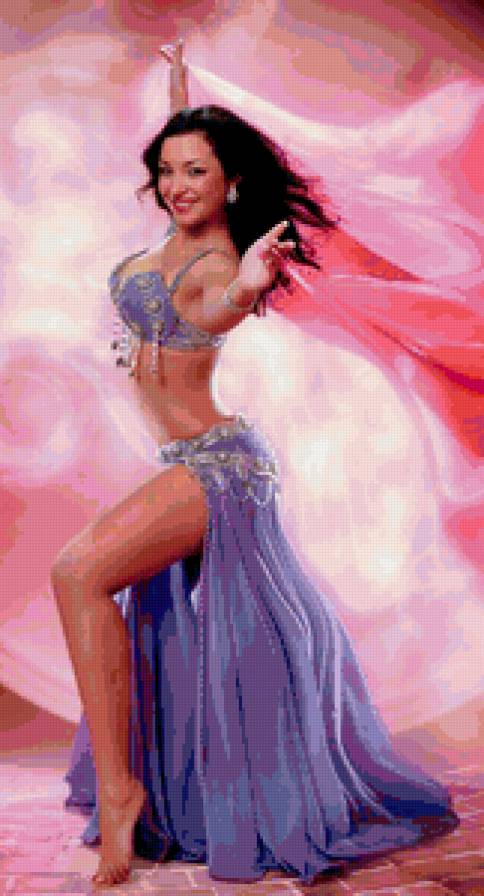 Танцовщица - 2 - красавица, картина, восток, девушка - предпросмотр