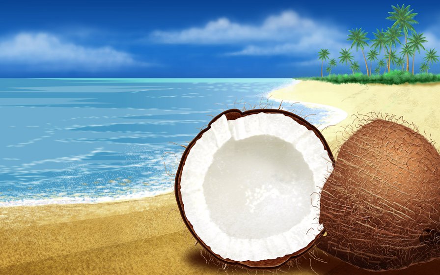 coconut - fruit - оригинал