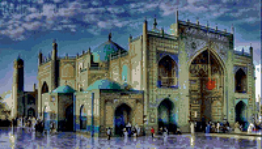 Мазари шариф Афганистан - мечеть восток ислам - предпросмотр