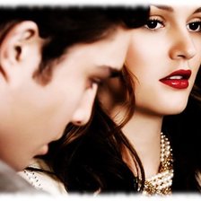 Схема вышивки «Чак и Блер»