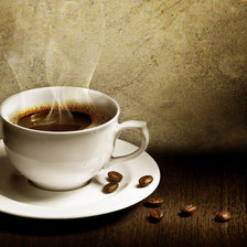 Схема вышивки «Кофе»