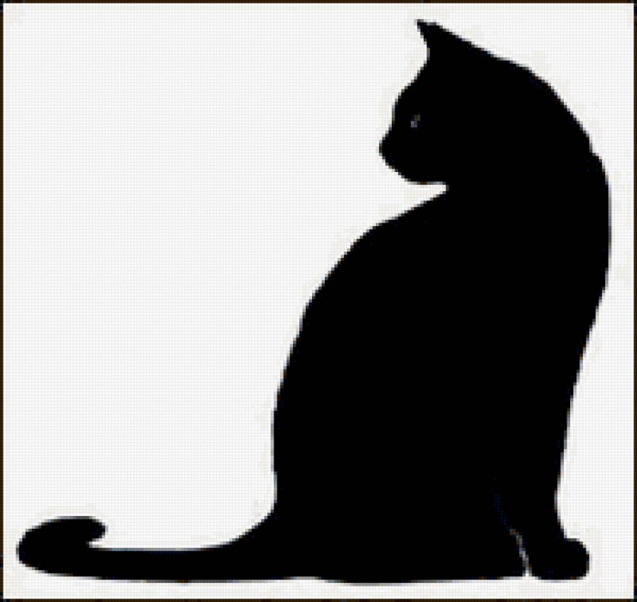Черный кот - кот, животные - предпросмотр