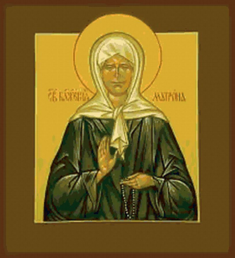 Св. Матрона - икона, святые - предпросмотр