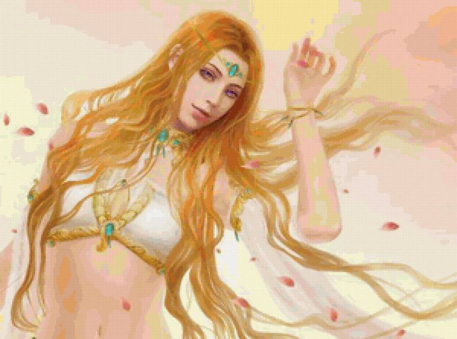 Красивые арты разных художников - девушка, люди - предпросмотр