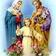 Схема вышивки «святое семейство»