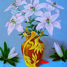 Схема вышивки «цветы»