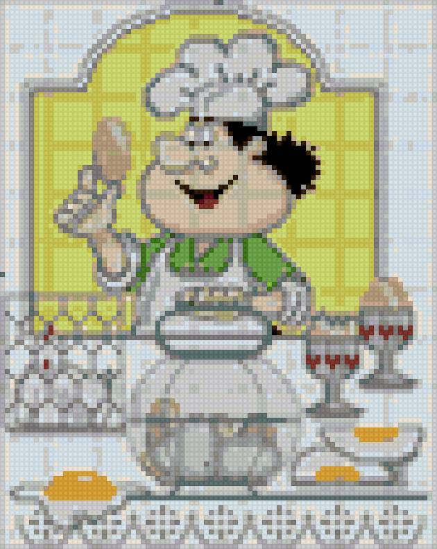 вышивка для кухни - предпросмотр