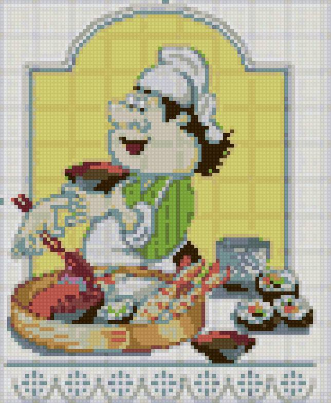 вышивка для кухни - предпросмотр