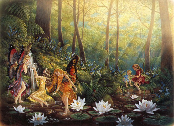 феи - лес, сказка, фэтези, феи - оригинал