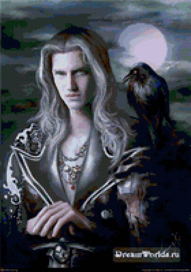 Воин ночи - эльф, фэнтези - предпросмотр