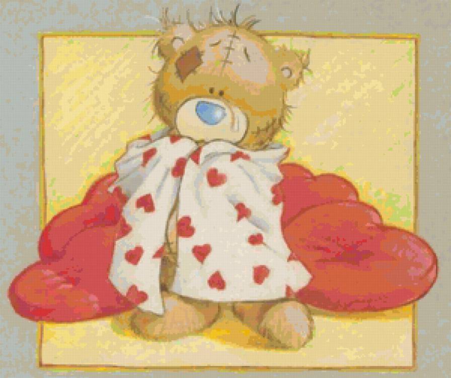 Серия "Мишка Тедди" Иду спать - одеяло, мишка тедди - предпросмотр