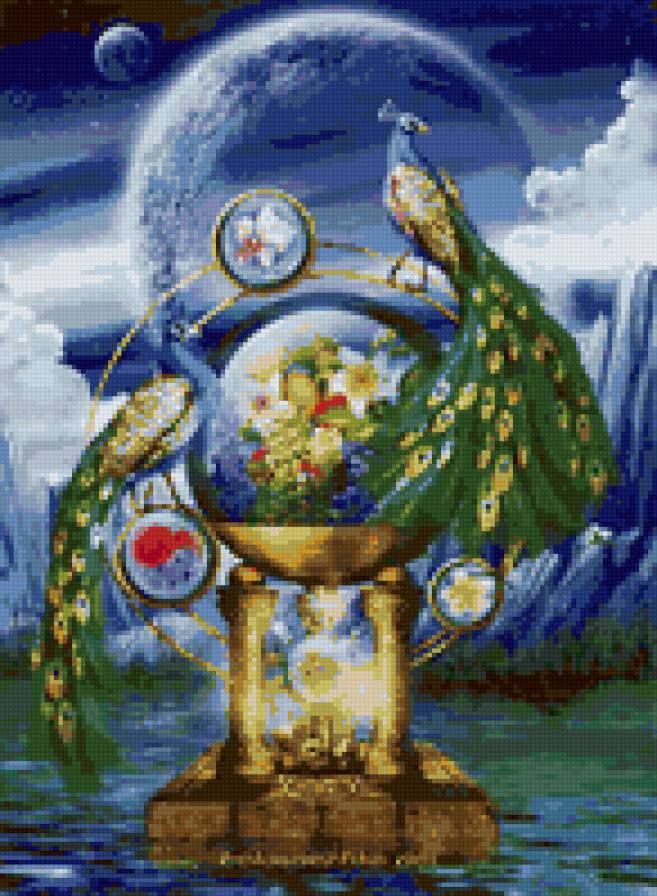 павлины - птицы, павлины - предпросмотр