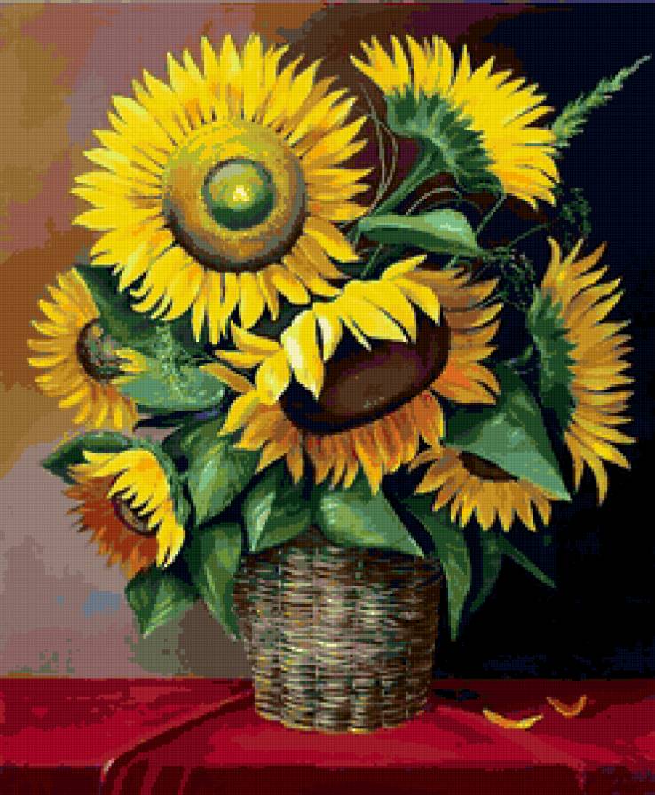 подсолнух - подсолнухи - предпросмотр