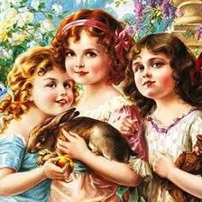 Схема вышивки «Дети»