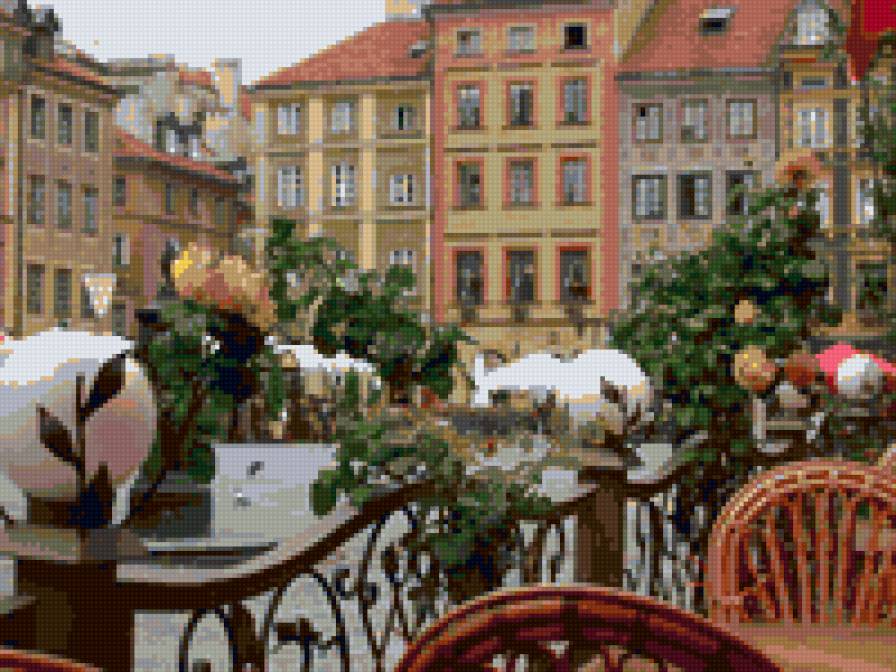 В кафе - улица, утро, город, кафе - предпросмотр