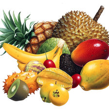 Оригинал схемы вышивки «фрукты» (№133784)