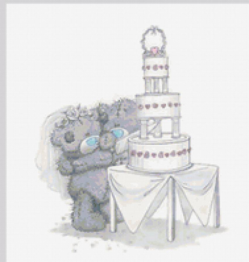 Мишки на годовщину - предпросмотр