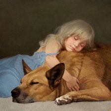 Схема вышивки «сон с другом»